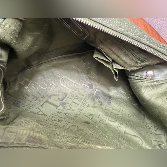 Furla Green Leather Studded Shoulder Bag - Picture 15 of 16